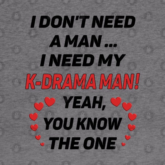 I Don't Need a Man - I Need a K-Drama Man !! by WhatTheKpop